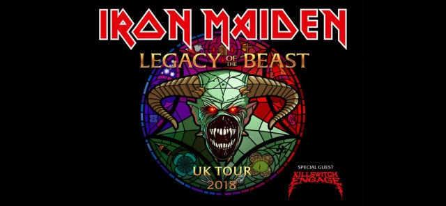 Iron Maiden - Legacy of Beast 2018 UK tour